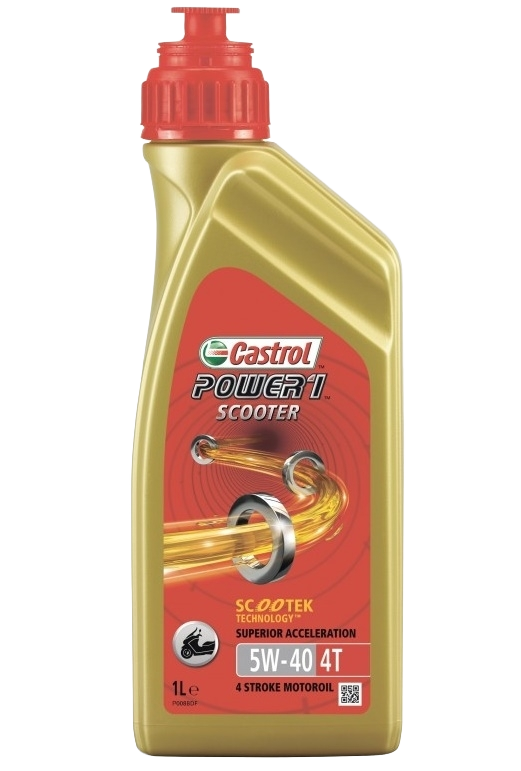 Моторное масло Castrol Power 1 Scooter 4T 5W40, 1л